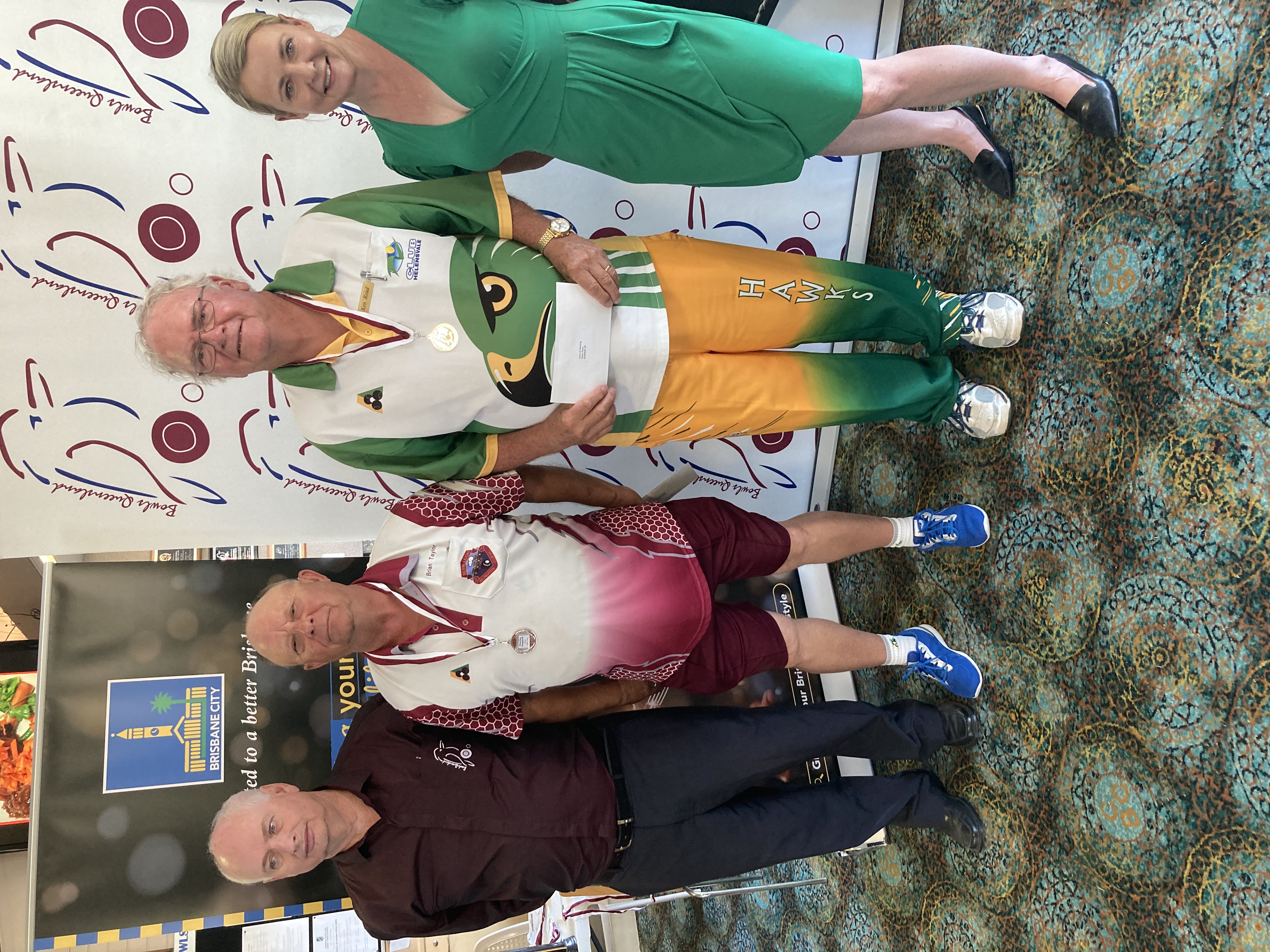 Tappenden and Hogan take the gold! - Bowls Queensland